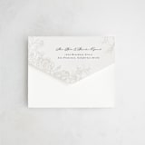 "etched floral" - Savvy Wedding Invitations in Stone by Phrosné Barwood - Closed