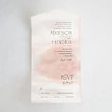 "First light" - Savvy Wedding Invitations in Blush by Itsy Belle Studio - Front Open