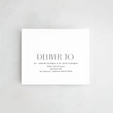 "Commonwealth" - Savvy Wedding Invitations in Ecru by That Girl Press - FREE Recipient Addressing