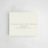 "la graine" - Savvy Wedding Invitations in Onyx by Alaina Cherup - FREE Recipient Addressing
