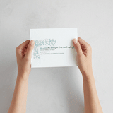 "Bloom" - Savvy Wedding Invitations in Waterfall by Kelly Watkins - How it works