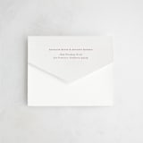 "Chantilly" - Savvy Wedding Invitations in Mauve by Erica Krystek - Closed