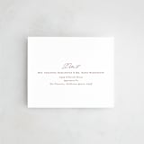 "Chantilly" - Savvy Wedding Invitations in Mauve by Erica Krystek - FREE Recipient Addressing
