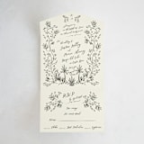 "Sundaland Gardens" - Savvy Wedding Invitations in Ivory by Ani Somi - Front Open