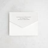 "Align" - Savvy Wedding Invitations in Cotton by Jennifer Postorino - Closed