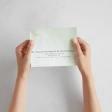 "Hillside" - Savvy Wedding Invitations in Moss by Hannah Williams - How it works