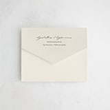 "Spin" - Savvy Wedding Invitations in Cream by Pixel and Hank - Closed