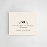 "Spin" - Savvy Wedding Invitations in Cream by Pixel and Hank - FREE Recipient Addressing