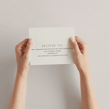 "In Love" - Savvy Wedding Invitations in Linen by Vanessa Doyle - How it works