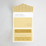 "Colorfield" - Savvy Wedding Invitations in Buttercup by Snow and Ivy - Front Open