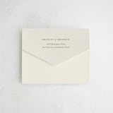"Wonderful Tonight" - Savvy Wedding Invitations in Oreo Creme by Design Lotus - Closed