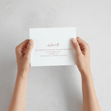 "Jot" - Savvy Wedding Invitations in Peach Cream by Snow and Ivy - How it works