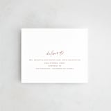 "Jot" - Savvy Wedding Invitations in Peach Cream by Snow and Ivy - FREE Recipient Addressing