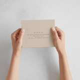 "Fero" - Savvy Wedding Invitations in Blush by Pati Cascino - How it works