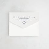 "Santorini" - Savvy Wedding Invitations in Cerulean by Zani van Zyl - Closed