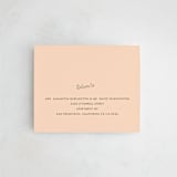 "Boardwalk" - Savvy Wedding Invitations in Peach by Baumbirdy - FREE Recipient Addressing