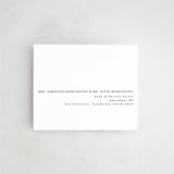 "traditional love story" - Savvy Wedding Invitations in Black Tie by Phrosné Barwood - FREE Recipient Addressing