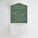 "Enchanted" - Savvy Wedding Invitations in Garden by Alston Foster - Front Open
