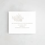 "Lace Trim" - Savvy Wedding Invitations in Cream by Kristen Smith - FREE Recipient Addressing