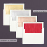 "Joie Grid" - Wedding Announcements in Strawberry by Stacey Meacham - Envelope Liner Options
