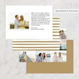 "Love + Heart" - Wedding Announcements in Goldenrod by Kelly Ventura - Back of Card Options