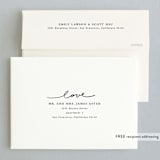 "Oh Joy" - Wedding Announcements in Eggplant by Stacey Meacham - FREE Recipient Addressing