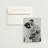 "Signature" - Wedding Announcements in Lace by Jessica Williams - Invitation with Envelope