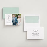 "Always" - Wedding Announcements in Mint by Susan Brown - Assembled