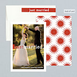 "Be Joyful" - Wedding Announcements in Crimson by Snow and Ivy - Assembled
