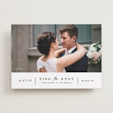 "Bottom Line" - Wedding Announcements in Vanilla by Jennifer Wick - Front