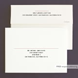 "Island Palms" - Wedding Announcements in Tangerine by Alex Elko Design - FREE Recipient Addressing