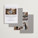 "Date Check" - Wedding Announcements in Cement by Up Up Creative - Back of Card Options