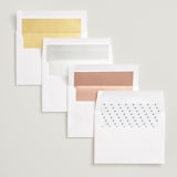 "Date Check" - Wedding Announcements in Cement by Up Up Creative - Envelope Liner Options