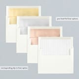 "Etched" - Wedding Announcements in Frosted by Jack Knoebber - Envelope Liner Options