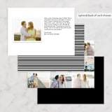 "Forever" - Wedding Announcements in Snow by Kimberly FitzSimons - Back of Card Options