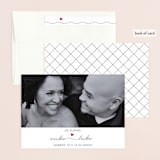 "Love Connection" - Wedding Announcements in Cranberry by Kim Dietrich Elam - Assembled