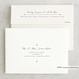 "Meet in the Middle" - Wedding Announcements in Lily by Lauren Chism - FREE Recipient Addressing