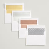 "Merry + Married" - Wedding Announcements in Frost by Kim Chow - Envelope Liner Options