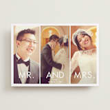 "More the Merrier" - Wedding Announcements in Winter by chica design - Front