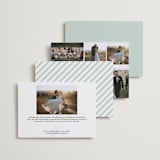 "More the Merrier" - Wedding Announcements in Winter by chica design - Back of Card Options