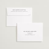 "More the Merrier" - Wedding Announcements in Winter by chica design - FREE Recipient Addressing