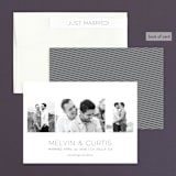 "Oh So Dreamy" - Wedding Announcements in Charcoal Grey by Shirley Lin Schneider - Assembled