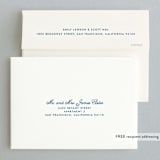 "Refined Surname" - Wedding Announcements in Snow by Oscar and Emma - Karly Depew - FREE Recipient Addressing