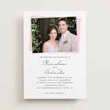 "Romantic Frame" - Wedding Announcements in Soft Petal by SimpleTe Design - Front