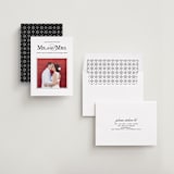 "Same Last Name" - Wedding Announcements in Coal by Leslie Ann Jones - Assembled