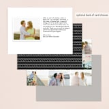 "Scripted" - Wedding Announcements in Cloud by Roxy Cervantes - Back of Card Options
