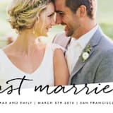"Scripted" - Wedding Announcements in Cloud by Roxy Cervantes - Detail