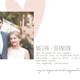 "Simply Love" - Wedding Announcements in Soft Pink by Aspacia Kusulas - Detail