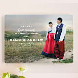 "Timeless" - Wedding Announcements in White by Oscar and Emma - Karly Depew - Front