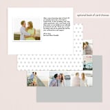 "Timeless" - Wedding Announcements in White by Oscar and Emma - Karly Depew - Back of Card Options